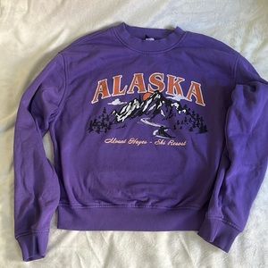 H&M Printed Long Sleeve Shirt Medium